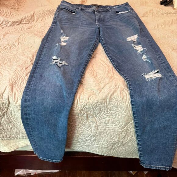 Abercrombie-fitch Women's Blue and Navy Jeans - Picture 5 of 8